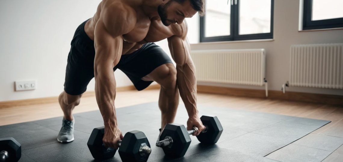 Домашний тренинг с гантелями